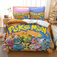 (Style 02, Single) Pikachu Bedding Single Double King Duvet Cover NEW