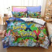 (Style 06, Double) Pikachu Bedding Single Double King Duvet Cover NEW