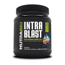 NutraBio, Intra Blast, Intra-Arbeitssitz- Aminosäure-Brennstoff, New York Punch, 1,61 lb (732 g)