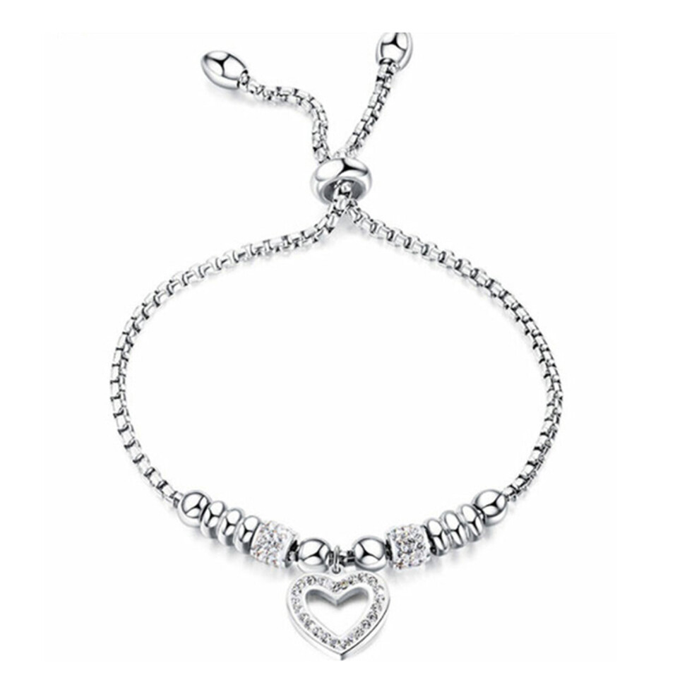 (Silver) Heart Bracelet