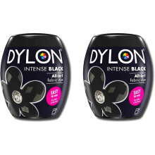 Dylon New 350g Intense Black Machine Dye Pod 2 Pack, 2X 350