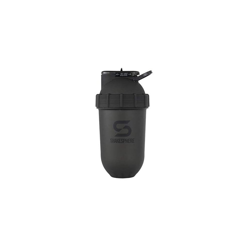 Shakesphere Tumbler: Protein Shaker Bottle, 700Ml - Capsule Shape Mixing - Easy Clean Up - No Blending Ball Or Whisk Needed - Bpa Free - Mix & Dr