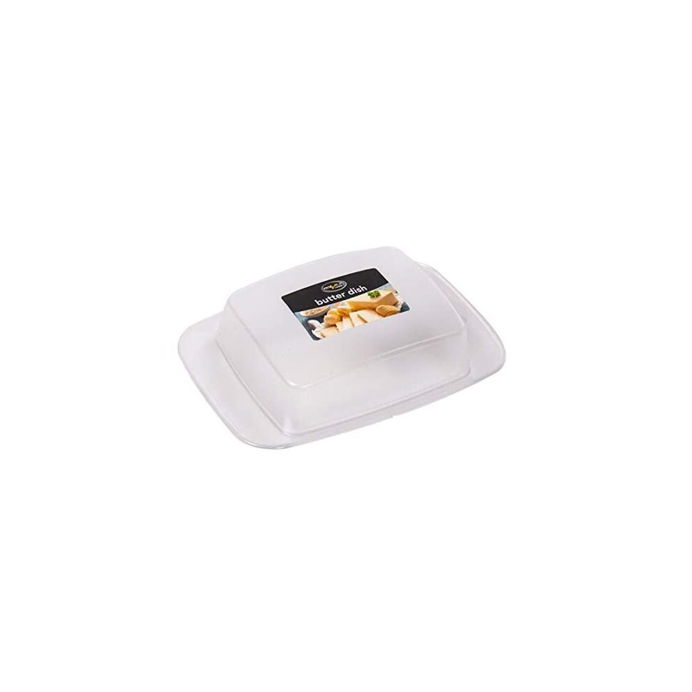 Royle Home Royle Clear Plastic Butter Dish Box With Lid