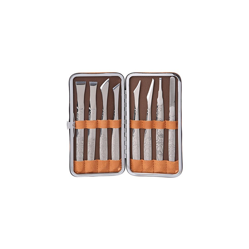 Jimtw-Uk 8Pcs Callus Rasp File & Shaver Foot Hard Tough Skin Corn Remover Pedicure Tool