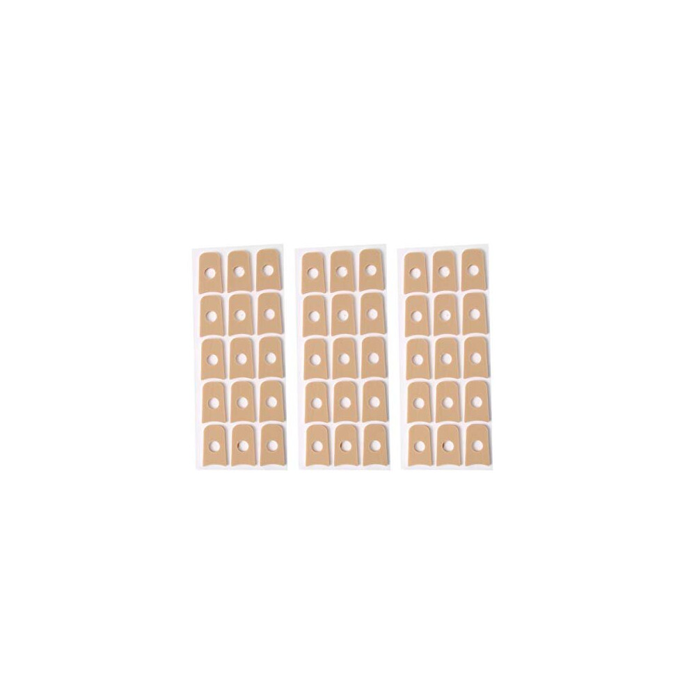 Healifty 45Pcs Self Adhesive Callus Cushions U Shaped Cushion Soft Foam Corn Pads Waterproof Toe And Foot Protectors