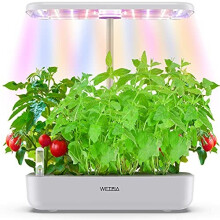 12 Pods Indoor Intelligent Garden Kit,Hydroponics Growing System with Adjustable LED Grow Lights,Smart Kitchen Herb Indoor Planter Germination Ki