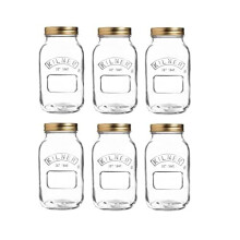 Kilner Tray of 6 1 Litre Preserve Jars