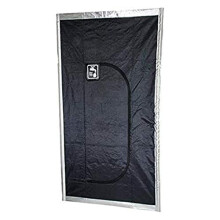 Hydrofarm Black Hatch Zipper Door 57 1/2" w x 96h