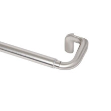 Umbra Twilight Double Curtain Rod Set ? Wrap Around Design is Ideal for Blackout Curtains or Room Darkening Curtains, 28 to 48 Inch, Matte Nickel