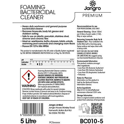 JANGRO PREMIUM FOAMING BACTERICIDAL CLEANER 1