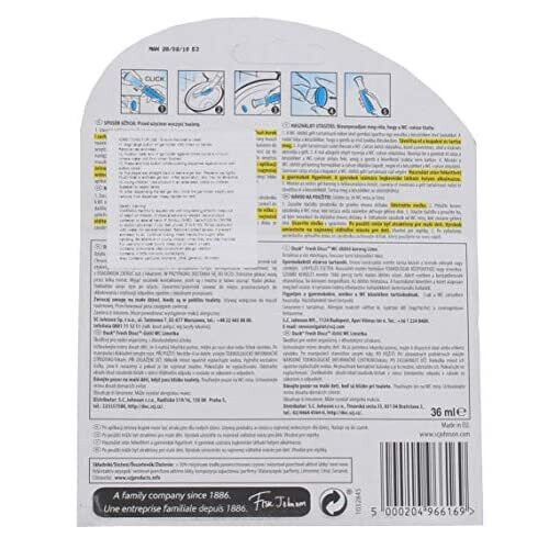Duck TOILET DUCK 36 ml Fresh Disc Gel Lime 1