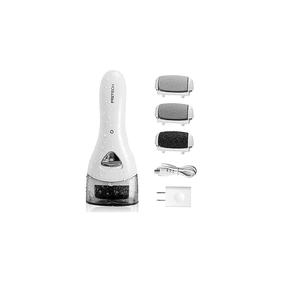 Pritech Electric Foot Callus Removers Rechargeable Portable Electronic Foot File Pedicure Tools, Electric Pedicure Kit, Professional Pedi Feet Care Perfe