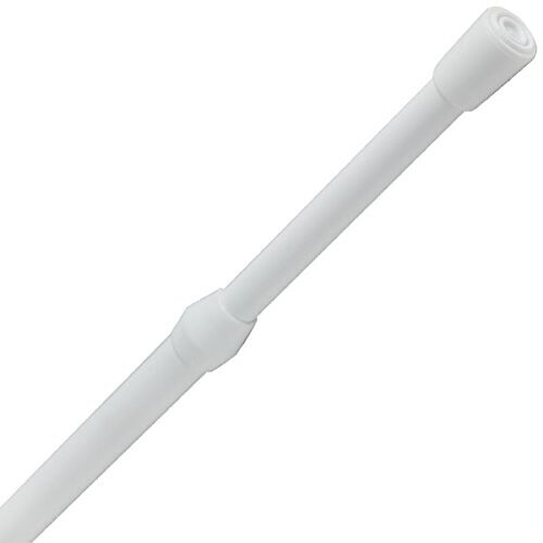 Speedy Network Metal Extendable Tension Rod, White, 100-150 Cm