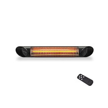 Veito BLADE2500-BLACK Blade S2500 Waterproof IP55 Wall/Ceiling Mounted Indoor and Outdoor Patio Heater, Black, Aluminum