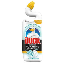Duck Liquid Toilet Cleaner, Extra Foaming Bleach Gel, Citrus, 750ml