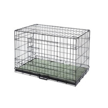 Confidence Pet Deluxe 30" 2 Door Dog Cage Crate with Bed Medium