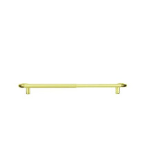 Umbra 242732-104 Twilight Room Darkening Wrap Around Perfect for Blackout, Telescoping Curtain Rod, 28 to 48-Inch, Brass, 18/8 Stainless Steel