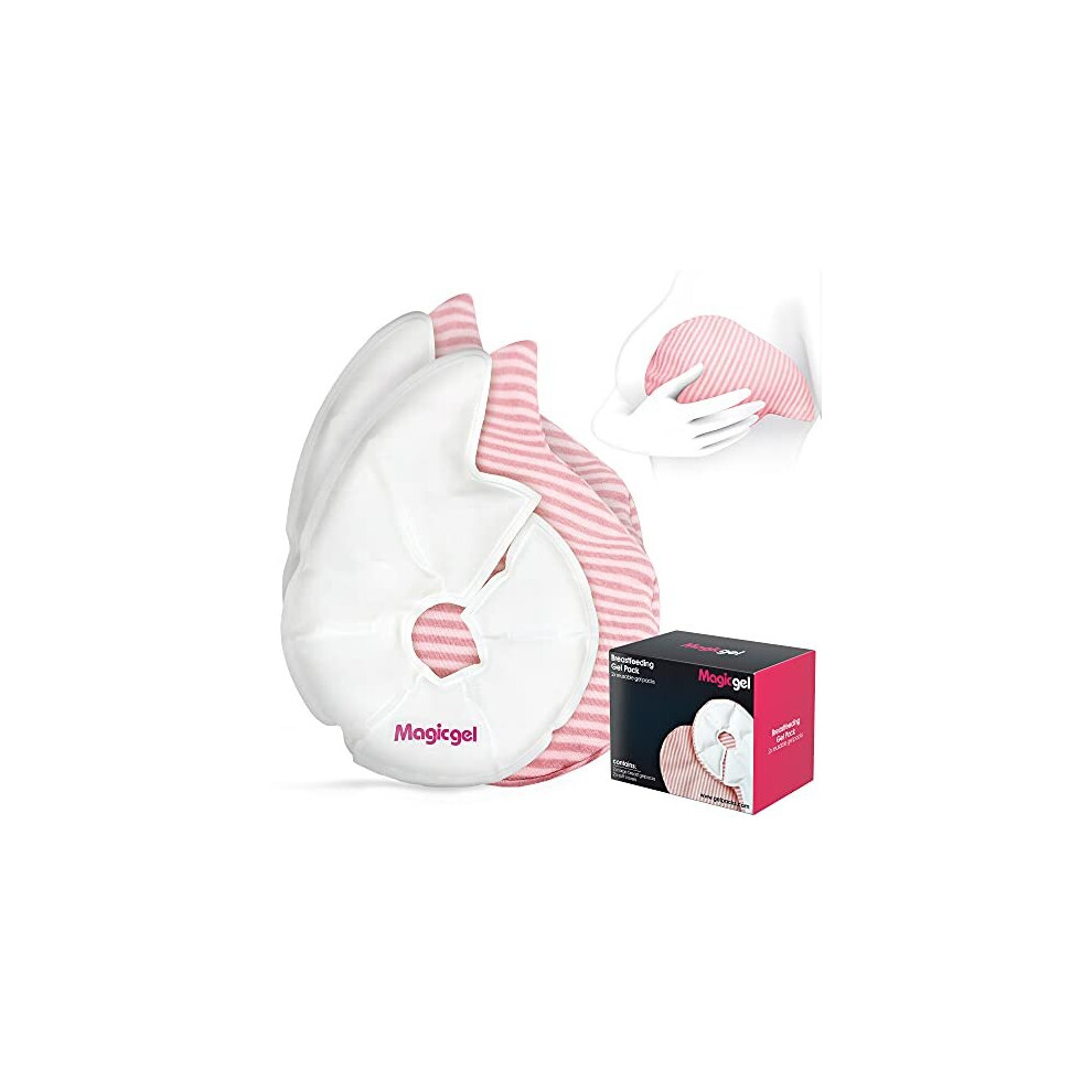 Luxury Breast Therapy Pack | The Breastfeeding Essentials For Nursing Mothers | Includes 2X Breast Ice Packs (Hot Or Cold) For Breastfe Magic Gel