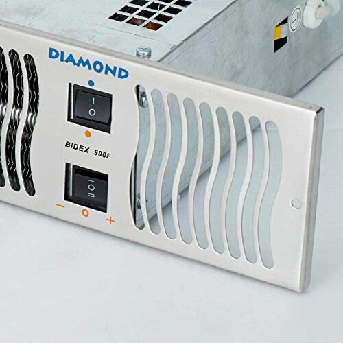 Bidex 900 Central Heating Kickspace Kitchen Plinth Heater - Steel Grill 2