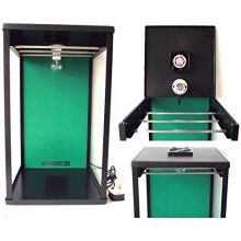 Biltong Maker Biltong Box Beef Jerky Dehydrator Biltong Spice with GREEN Back Panel, 100g FREE SPICE and Light Bulb