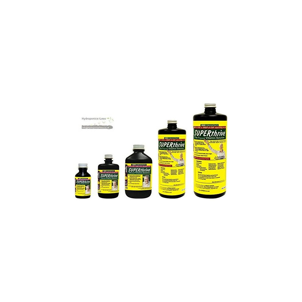 Superthrive Plant Vitamins Round Plant Tonic Great General Growing Hydroponics (120Ml)