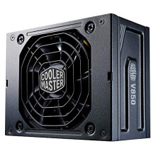 Cooler Master V850 SFX Gold, UK Plug - 850W 80 PLUS Gold, Fully Modular Power Supply Unit, SFF/mini-ITX PSU, Quiet 92mm FDB Fan, SFX-to-ATX Brack