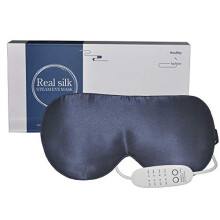 Silk Heated Eye Mask, PJYU Hot Eye Compress for Dry Eyes, Puffy Eyes, Blepharitis Treatment, Relieve Eye Strain, Styes Eye, MGD and Dry Eye Syndr