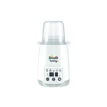 Dualit Single Baby Bottle Warmer & Steriliser | White and Grey | BPA Free | Multi-Functional | High Temperature Steam Clean | Fast Warming Baby F