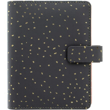Filofax Pocket Confetti Charcoal Organiser, 21-028724