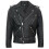 (4XL) Mens Black ''Ghostrider'' Leather Biker Jacket 1