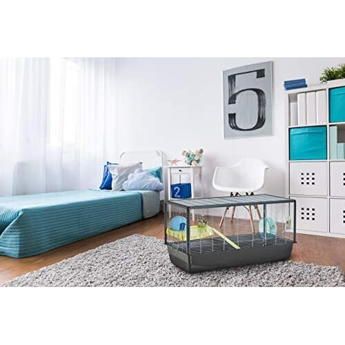 Savic Savic Hamster Plaza Hamster Cage, Silver 2