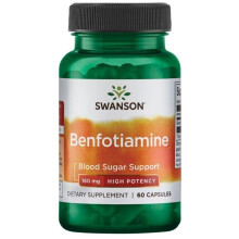 Swanson - Benfotiamine 160mg, Support Healty Kidney Function Blood Sugar Levels