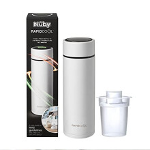Nuby RapidCool Prepare The Perfect Formula Feed - Baby Bottle Maker, Grey, 1 Count (Pack of 1)