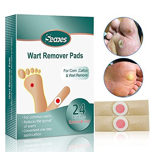 Wart Remover, Corn Remover Pads, Foot Corn Removal Plaster with Hole ...