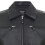 (XL) Mens Black Retro Cowhide Leather Harrington Jacket 4