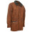 (5XL) Mens Tan Soft Suede Buff Overcoat Parka Jacket 2