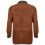 (5XL) Mens Tan Soft Suede Buff Overcoat Parka Jacket 3