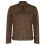 (3XL) Mens Brown Leather Racing Quilted Biker Jacket 1