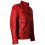 (M) Mens Red Zipped Leather Racing QuiltedBiker Jacket 2
