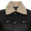 (M) Mens Leather Jacket Removable Sheepskin Collar 4
