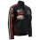 (S) Mens Black Retro Zipped Leather Racing BikerJacket 2