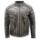 (S) Mens Black Rub Off Leather Racing Biker Jacket 1