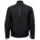 (M) Mens Black Retro Zipped Leather Racing BikerJacket 3