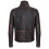 (5XL) Men's Brown Leather Biker Motorcycle Jacket 4