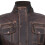 (5XL) Men's Brown Leather Biker Motorcycle Jacket 5
