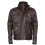 (5XL) Men's Brown Leather Biker Motorcycle Jacket 1
