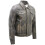 (XL) Mens Leather Bomber A2 Detachable Collar Jacket 2
