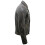 (XL) Mens Leather Bomber A2 Detachable Collar Jacket 3