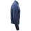 (M) Mens Ocean Blue Goat Suede Leather Bomber Jacket 3