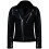 (3XL) Mens Shearling Sheepskin Leather Biker Jacket 1